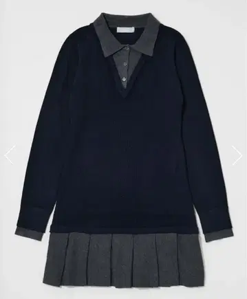 moussy LAYERED KNIT 미니 드레스