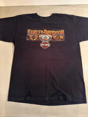 00's 할리 데이비슨 티셔츠 할리 t