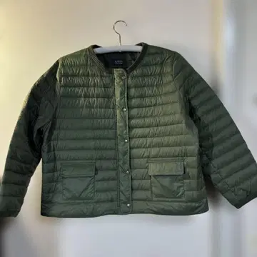 알디라 올리브 그린 퀼팅 다운 자켓 F4 사이즈