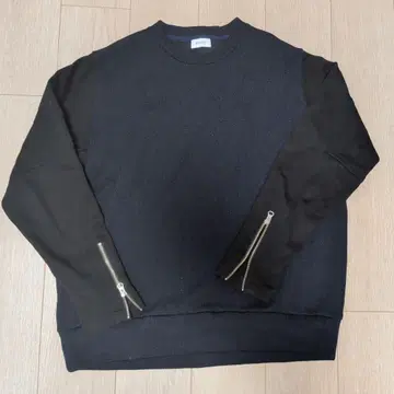 EN ROUTE 네이비 지퍼 스웨터