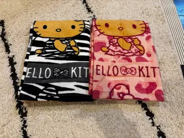 헬로키티 페이스 타월 2장 세트 아베일