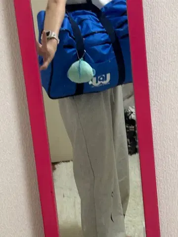 WORLD PEGASUS 파랑 토트백