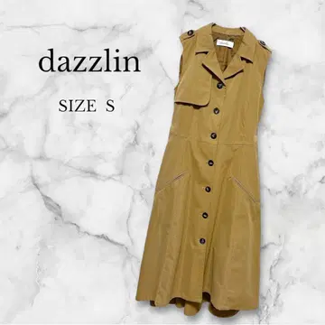 새상품급 더즈린 롱 원피스 트렌치풍 원피스 베스트 성숙/러블리 S