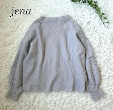 jena 제나 에스파스 메르베유 야크 양모 볼륨 소매 니트