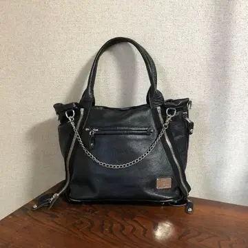 Roen Semantic Design 가죽 핸드백 체인 y2k