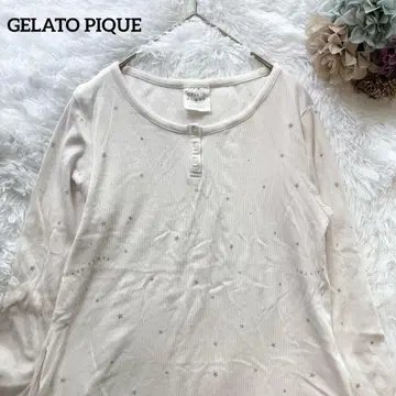 [ GELATO PIQUE ] 리틀 스타 패턴 원피스 퍼플 룸웨어