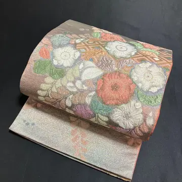 츠지 가하네 후쿠로 오비 럭셔리 핑크 계열 코몬부터 예복까지