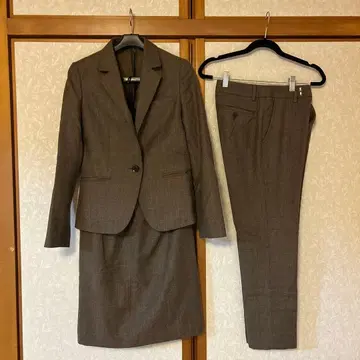 [ 겨울 사양 ] THE SUIT COMPANY 브라운 스커트 수트