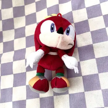 소닉 너클즈 봉제 인형 키링
