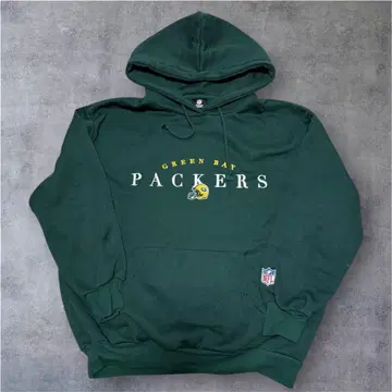 NFL 미국 빈티지 의류 PACKERS 그린 후드티
