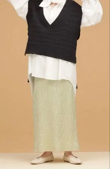 NANO universe LB.03/레오파드 롱 펜슬 스커트