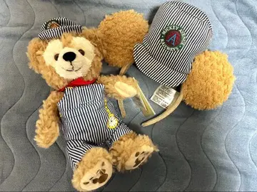 상하이 디즈니 한정판 더피 봉제 인형 머리띠