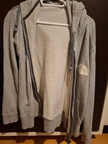 THE NORTH FACE 그레이 후드티