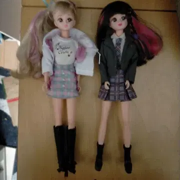 리카짱 인형 2체 세트 아오하르 블레이저와 마이팹 코스메