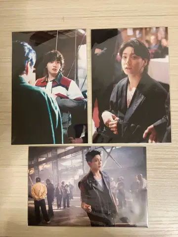 BTS 정국 GOLDEN 전시회 프린트 사진 3장 세트