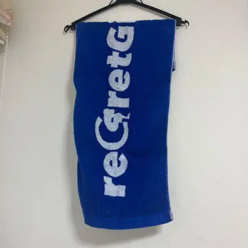 reGretGirl 라이브 타월 로고 파랑