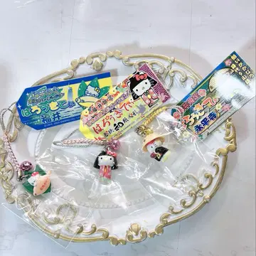 헬로키티 후쿠이 한정판 스트랩 세트