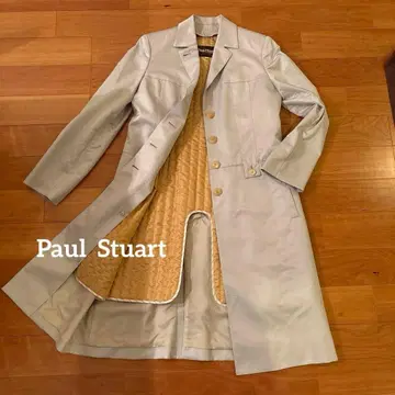 새상품 레어 폴 스튜어트 스텐카라 코트 퀼팅 라이너 실크 8