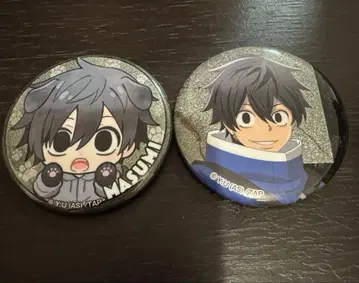 토겐안키 로손 글리터 캔뱃지 요도가와 마스미 2개 세트