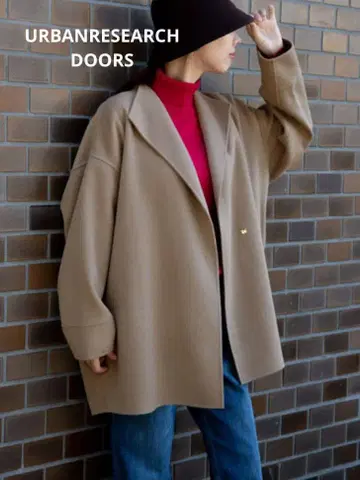 [ URBANRESEARCH DOORS ] 미들 가운 코트