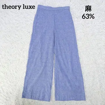 띠어리 럭스 린넨 와이드 이지 팬츠 마 혼방 36 S 상당