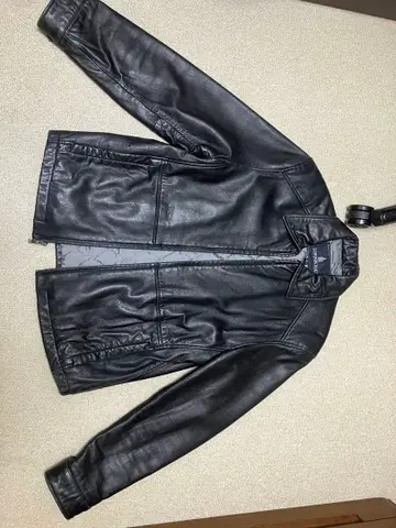 천연 가죽 블랙 가죽 자켓 가죽 블루종