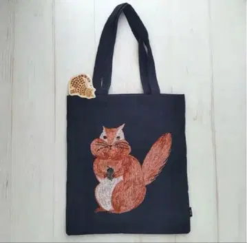 새상품 마츠오 미유키 고블랑 렉탱글 토트백 다람쥐