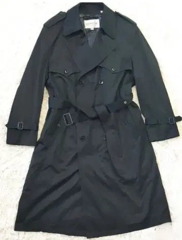 새상품급 빅 사이즈 XXL LONDON FOG TOWNE 트렌치코트 블랙