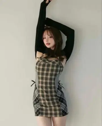 ANDMARY khy check set beige