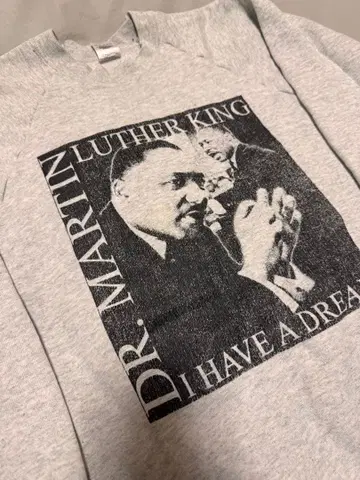 레어 90s 마틴 루터 킹 빈티지 맨투맨