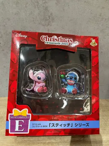 Happy 복권 크리스마스 오너먼트 2025 스티치 세트