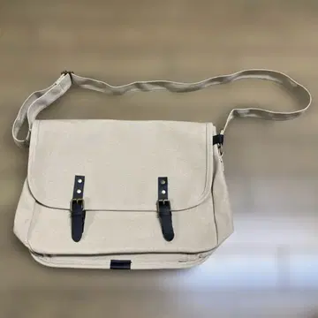 캠퍼스 천 가방 베이지 숄더 포켓 부착 하이큐! 스가와라 코시 사양