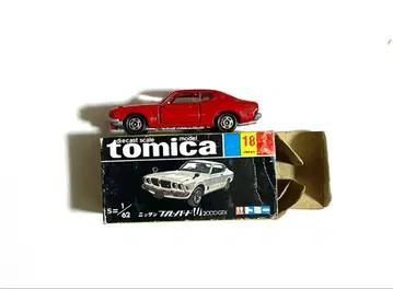 토미카 닛산 블루버드 2000GTX 1/62 블랙 상자 일본제