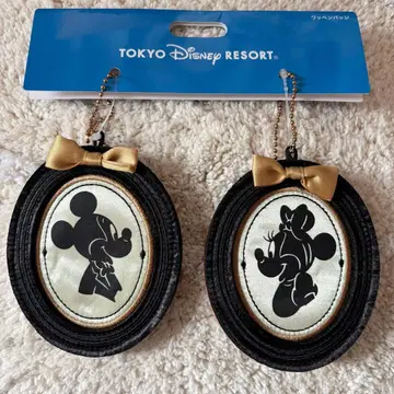 도쿄 디즈니 리조트 와펜 배지 미키 미니 키링
