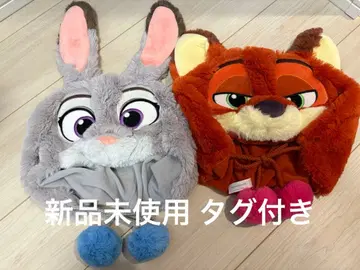 주토피아 닉 주디 팬캡 세트