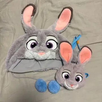 주토피아 주디 팬캡 숄더백 세트