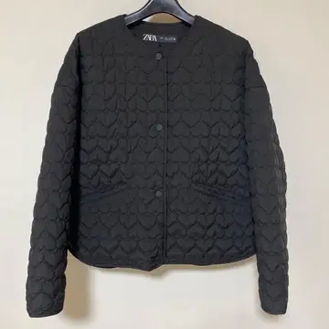 ZARA 자라 하트 퀼팅 자켓 M 따뜻한 DMW
