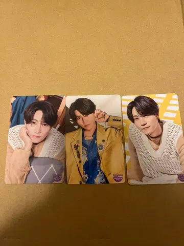 timelesz 하시모토 쇼세이 하라 요시타카 트레이딩 카드 3장 세트