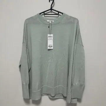 미사용 새상품 23구 MY STANDARD 긴팔 니트 38 그린 계열