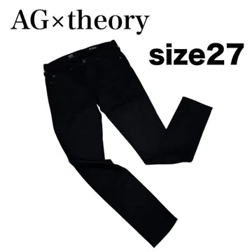 theory x AG 스키니 팬츠 L 블랙 size 27 블랙 스트레치