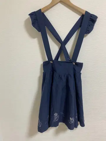 새상품 Secret Honey 네이비 별자리 패턴 플레어 스커트