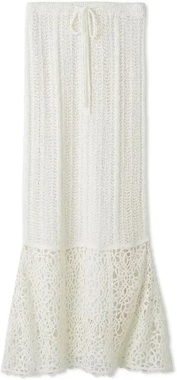 FRAY ID 자수 니트 스커트 프레이 아이디