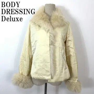 바디 드레싱 디럭스 패딩 자켓 크림 화이트 B8582