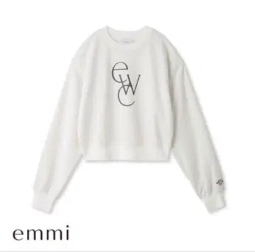 에미 emmi [ emmi atelier ] ewc 숏 기장 로고 맨투맨