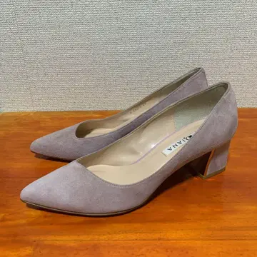 다이애나 스웨이드 펌프스 핑크 복숭아색 24cm