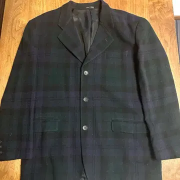 BARNEYS NEWYORK 블랙워치 플라노 자켓 LL
