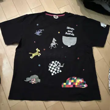 엘머 코끼리 ELMER 코끼리 성인T셔츠 레어 빅 사이즈 LL~3L