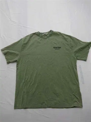 앤 메이슨 프린스 로고 프린트 T셔츠 카키 계열 남성용 M