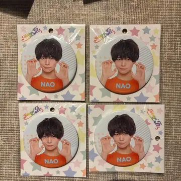 오리야마 나오 캔뱃지 4개 세트