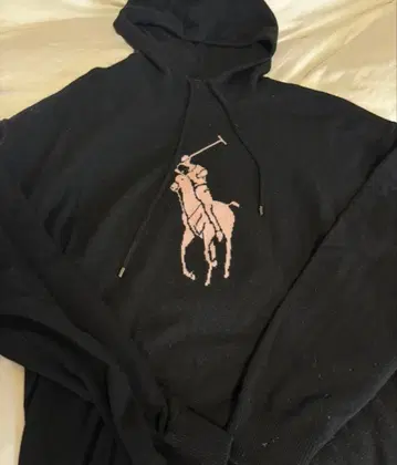 랄프 로렌 핑크 포니 캐시미어 니트